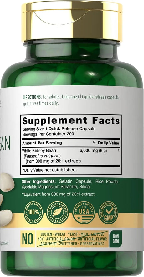 CARLYLE - Carlyle White Kidney Bean 6000Mg. 200 Capsulas - The Red Vitamin MX - Suplementos Alimenticios - {{ shop.shopifyCountryName }}