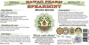 HAWAIIPHARM - Hawaii Pharm Spearmint Alcohol-Free Liquid Extract 2 Fl.Oz. - The Red Vitamin MX - Suplementos Alimenticios - {{ shop.shopifyCountryName }}