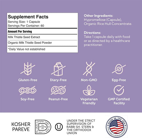 ZAHLER - Zahler Milk Thistle 60 Capsulas - The Red Vitamin MX - Suplementos Alimenticios - {{ shop.shopifyCountryName }}