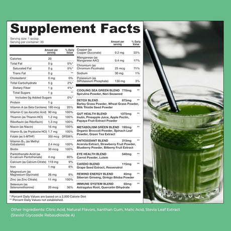 REWIND - Rewind Super Greens Powder Pineapple Dream 230Gr. - The Red Vitamin MX - Suplementos Alimenticios - {{ shop.shopifyCountryName }}