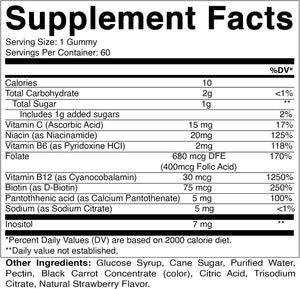 VITAMATIC - Vitamatic Vitamin B Complex Gummies with Vitamin C 60 Gomitas 2 Pack - The Red Vitamin MX - Suplementos Alimenticios - {{ shop.shopifyCountryName }}