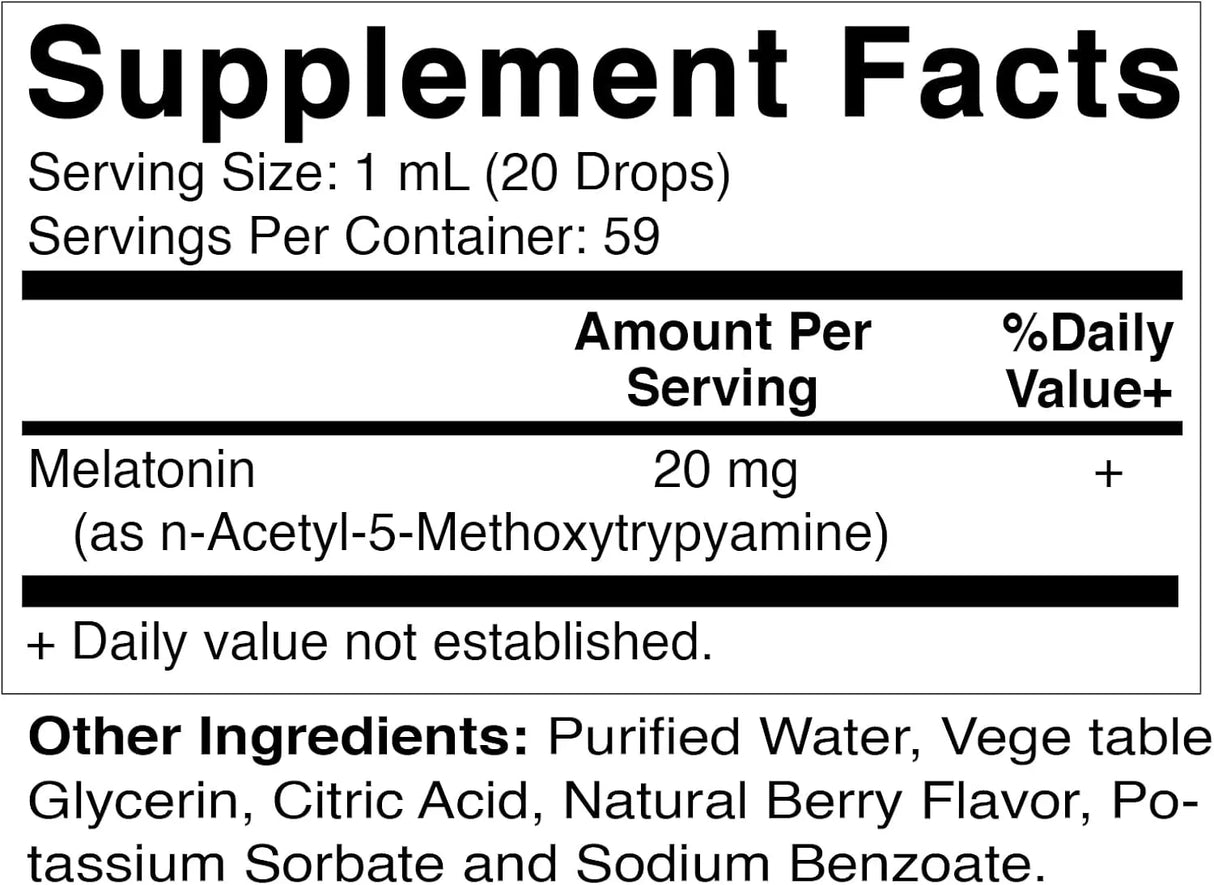 VITAMATIC - Vitamatic Melatonin 20Mg. Liquid Drops 2 Fl.Oz. 2 Pack - The Red Vitamin MX - Suplementos Alimenticios - {{ shop.shopifyCountryName }}