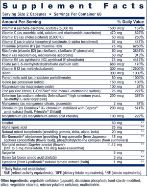 Life Extension Two-Per-Day Multivitamin 120 Capsulas