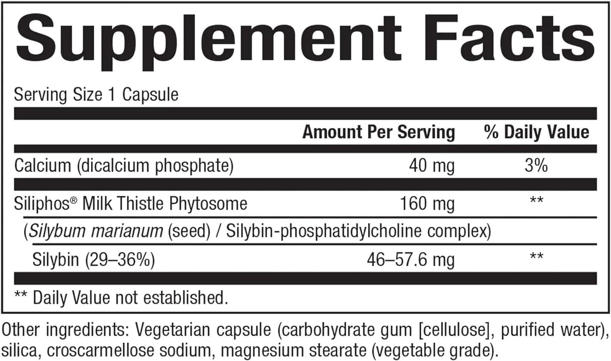 NATURAL FACTORS - Natural Factors HerbalFactors Premium Milk Thistle 60 Capsulas - The Red Vitamin MX - Suplementos Alimenticios - {{ shop.shopifyCountryName }}