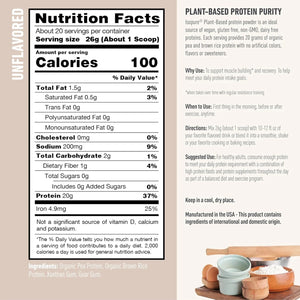 ISOPURE - Isopure Plant-Based Protein Powder 20g 20 Servicios Unflavored 521Gr. - The Red Vitamin MX - Suplementos Alimenticios - {{ shop.shopifyCountryName }}