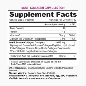 VITAUTHORITY - Vitauthority Multi Collagen 90 Capsulas - The Red Vitamin MX - Suplementos Alimenticios - {{ shop.shopifyCountryName }}