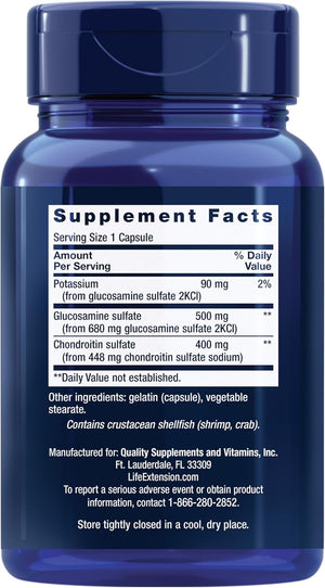 Life Extension Glucosamine/Chondroitin 60 Capsulas