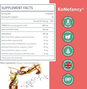 KONEFANCY - KoNefancy TUDCA Liver 1000Mg. 60 Capsulas - The Red Vitamin MX - Suplementos Alimenticios - {{ shop.shopifyCountryName }}