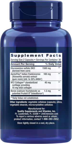 Life Extension ArthroMax Advanced NT2 Collagen & AprèsFlex 60 Capsulas