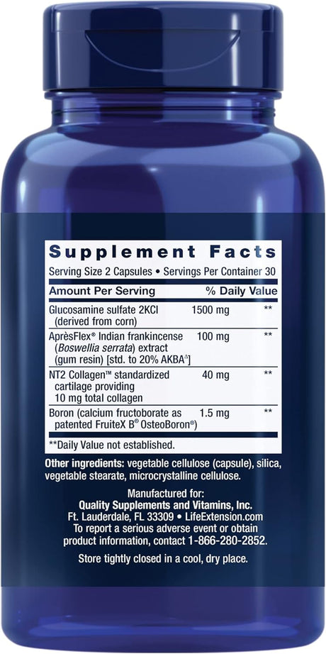 Life Extension ArthroMax Advanced NT2 Collagen & AprèsFlex 60 Capsulas