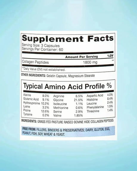 BIOOPTIMAL - BioOptimal Collagen Peptides 180 Capsulas - The Red Vitamin MX - Suplementos Alimenticios - {{ shop.shopifyCountryName }}
