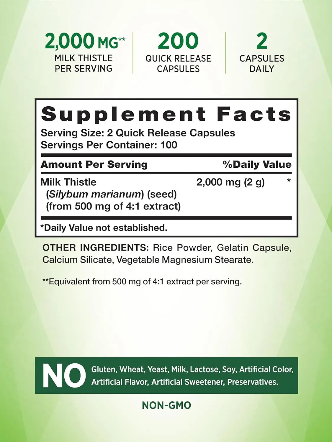 NATURE'S TRUTH - Nature's Truth Milk Thistle 2000Mg. 200 Capsulas - The Red Vitamin MX - Suplementos Alimenticios - {{ shop.shopifyCountryName }}