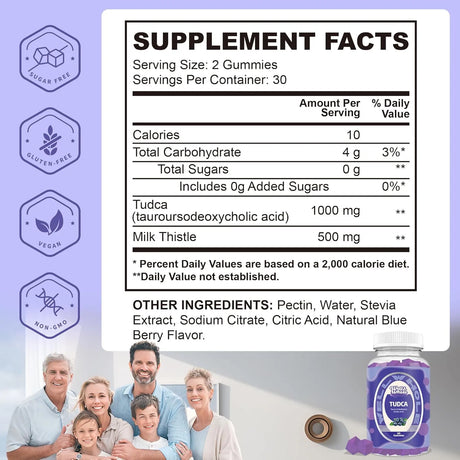 WELL&WHOLE - Well&Whole TUDCA 1000Mg. 60 Gomitas - The Red Vitamin MX - Suplementos Alimenticios - {{ shop.shopifyCountryName }}