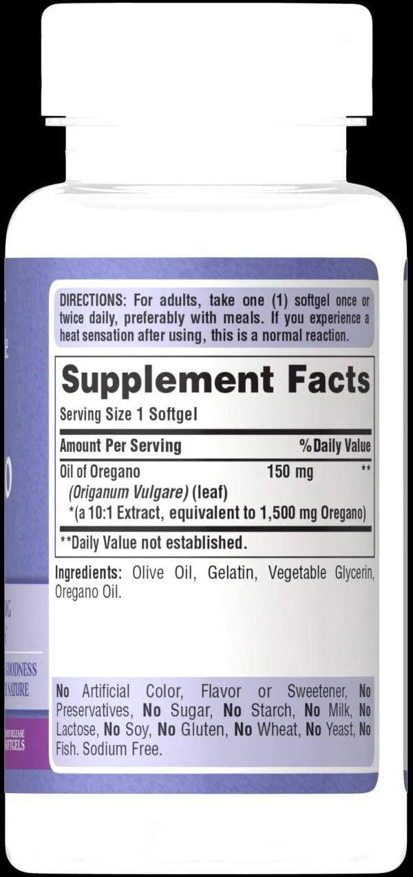 PURITAN'S PRIDE - Puritan's Pride Oil of Oregano 150Mg. 90 Capsulas Blandas - The Red Vitamin MX - Suplementos Alimenticios - {{ shop.shopifyCountryName }}