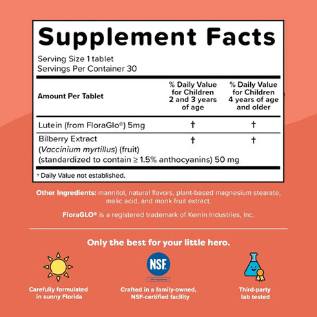 RENZO'S - Renzo's Eye Spy Lutein with Bilberry Extract 30 Tabletas - The Red Vitamin MX - Suplementos Alimenticios - {{ shop.shopifyCountryName }}