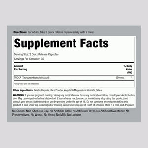 PIPING ROCK - Piping Rock Tudca 550Mg. 70 Capsulas - The Red Vitamin MX - Suplementos Alimenticios - {{ shop.shopifyCountryName }}