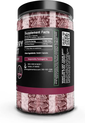 PURE ORIGINAL INGREDIENTS - PURE ORIGINAL INGREDIENTS Tart Cherry Extract 730 Capsulas - The Red Vitamin MX - Suplementos Alimenticios - {{ shop.shopifyCountryName }}