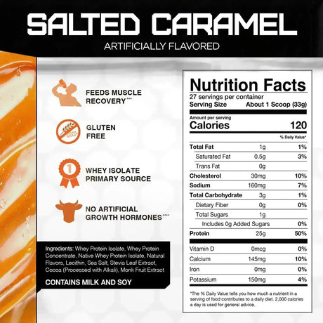 RIVAL NUTRITION - Rival Nutrition Naturally Flavored Rival Whey Salted Caramel 907Gr. - The Red Vitamin MX - Suplementos Alimenticios - {{ shop.shopifyCountryName }}