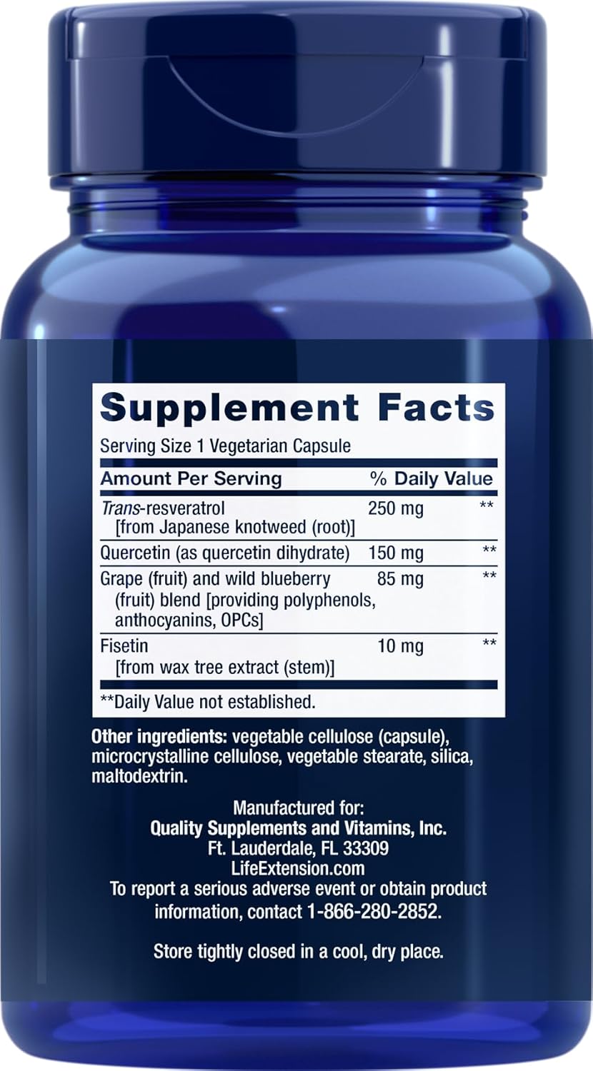 Life Extension Optimized Resveratrol 90 Capsulas