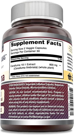 AMAZING FORMULAS - Amazing Formulas Caralluma 800Mg. 60 Capsulas - The Red Vitamin MX - Suplementos Alimenticios - {{ shop.shopifyCountryName }}
