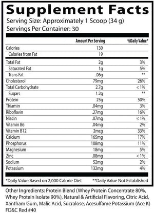 INSANE LABZ - Insane Labz Insane Whey 100% Muscle Building Whey Protein 30 Servicios Strawberries & Cream 1 Kg. - The Red Vitamin MX - Suplementos Alimenticios - {{ shop.shopifyCountryName }}