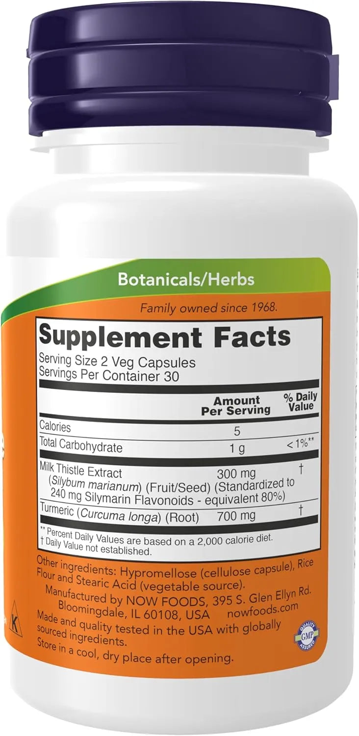NOW SUPPLEMENTS - NOW Foods Supplements Silymarin Milk Thistle Extract 150Mg. 60 Capsulas - The Red Vitamin MX - Suplementos Alimenticios - {{ shop.shopifyCountryName }}