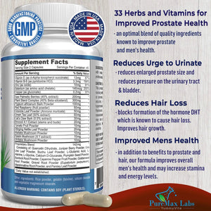 PUREMAX LABS - PureMax Labs Prostate Support 90 Capsulas - The Red Vitamin MX - Suplementos Alimenticios - {{ shop.shopifyCountryName }}