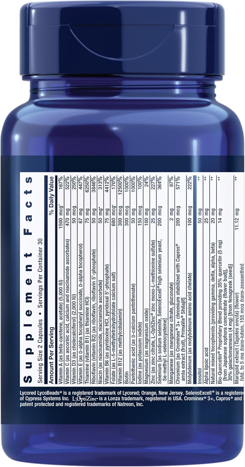 Life Extension Two-Per-Day Multivitamin 60 Capsulas