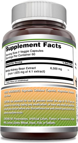 AMAZING FORMULAS - Amazing Formulas White Kidney Bean Extract 6500Mg. 120 Capsulas - The Red Vitamin MX - Suplementos Alimenticios - {{ shop.shopifyCountryName }}