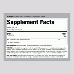 PIPING ROCK - Piping Rock Milk Thistle Seed Extract 4 Fl.Oz. - The Red Vitamin MX - Suplementos Alimenticios - {{ shop.shopifyCountryName }}