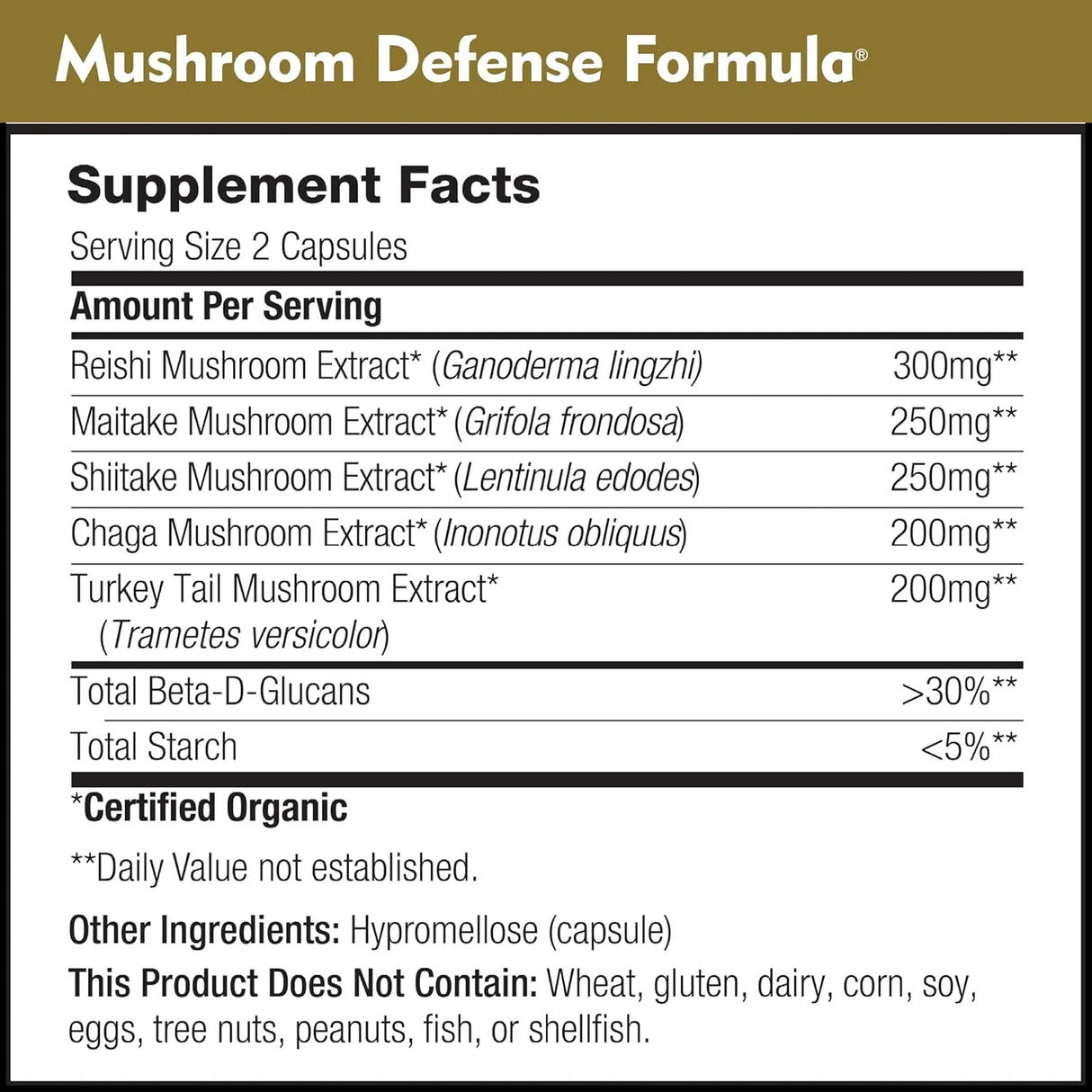 DAILY NUTRA - DailyNutra Mushroom Defense Formula 90 Capsulas - The Red Vitamin MX - Suplementos Alimenticios - {{ shop.shopifyCountryName }}
