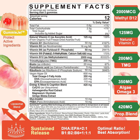 LILICARE - LILICARE Vitamin B Complex Gummies 60 Gomitas 2 Pack - The Red Vitamin MX - Suplementos Alimenticios - {{ shop.shopifyCountryName }}