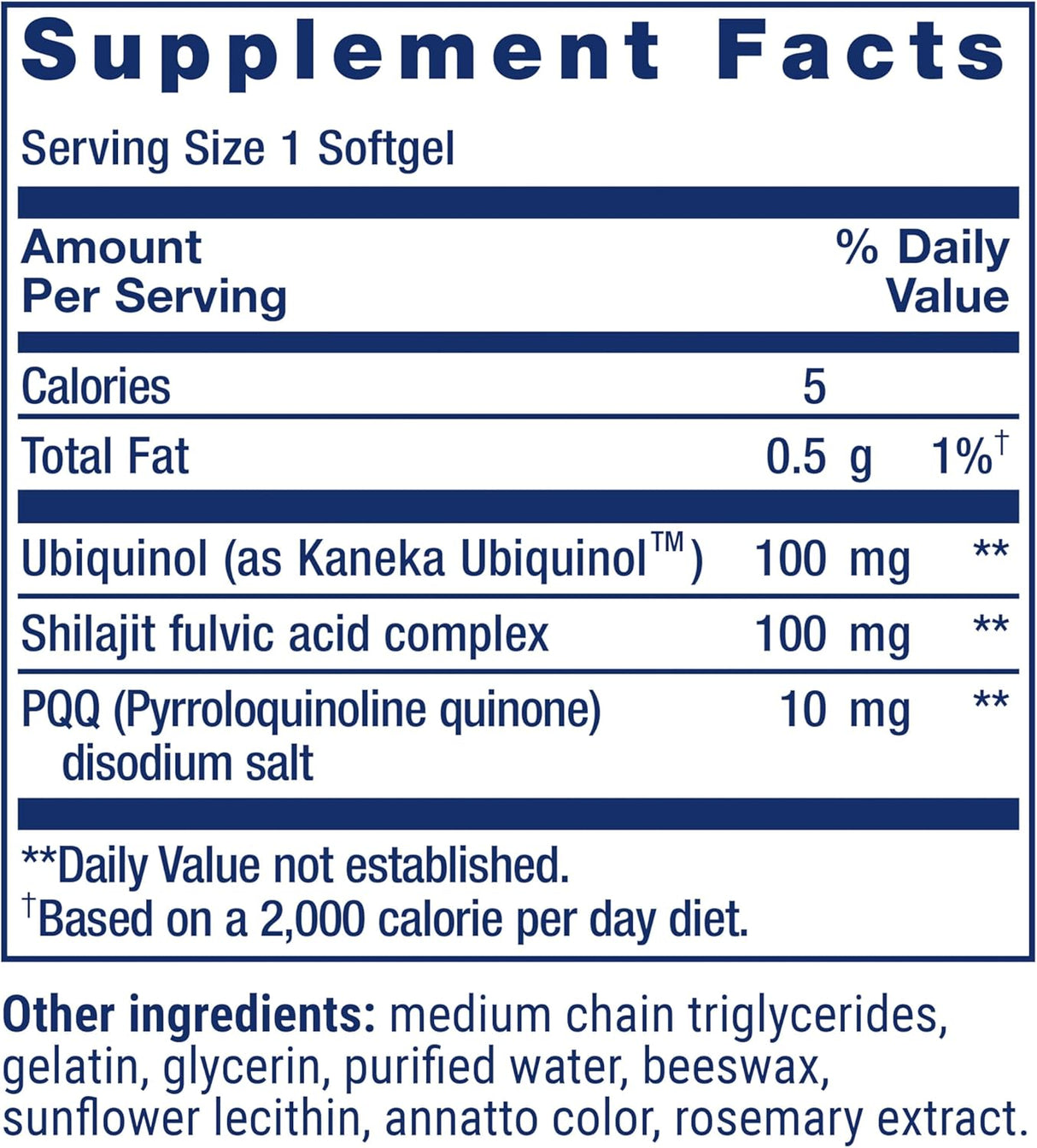 Life Extension Super Ubiquinol CoQ10 with PQQ 30 Capsulas Blandas