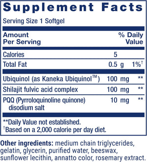 Life Extension Super Ubiquinol CoQ10 with PQQ 30 Capsulas Blandas