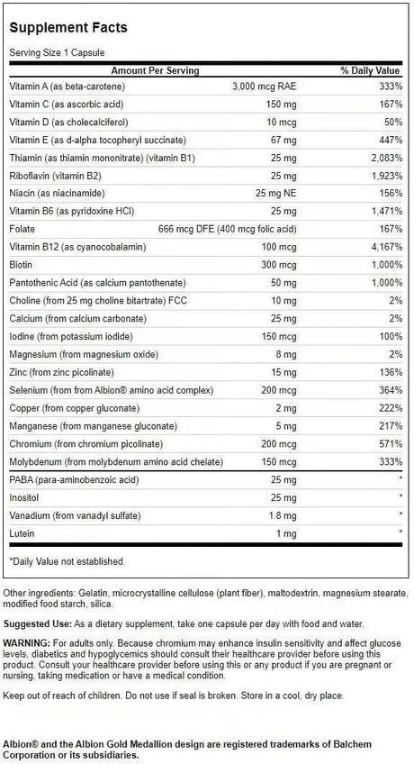 SWANSON - Swanson Active One Multivitamin Without Iron 90 Capsulas 2 Pack - The Red Vitamin MX - Suplementos Alimenticios - {{ shop.shopifyCountryName }}