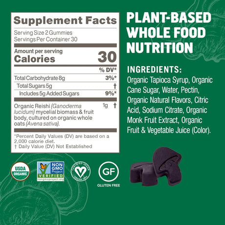 OM - OM Mushroom Superfood Reishi Gummies 60 Gomitas - The Red Vitamin MX - Suplementos Alimenticios - {{ shop.shopifyCountryName }}