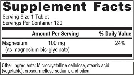 METAGENICS - Metagenics Magnesium Glycinate 120 Tabletas - The Red Vitamin MX - Suplementos Alimenticios - {{ shop.shopifyCountryName }}