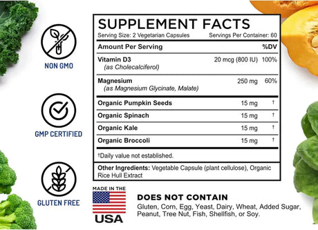 FARMHAVEN - FarmHaven Magnesium Glycinate & Malate Complex 120 Capsulas - The Red Vitamin MX - Suplementos Alimenticios - {{ shop.shopifyCountryName }}