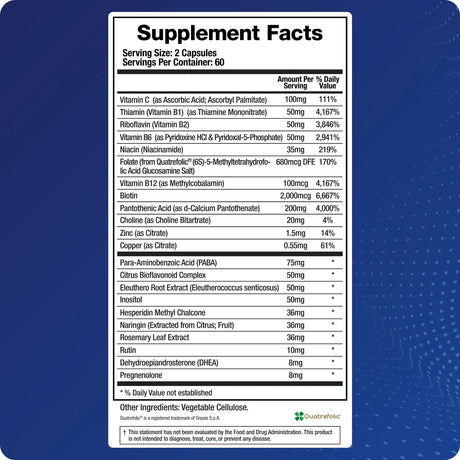 BIOMATRIX - BioMatrix Adrenal Support 120 Capsulas - The Red Vitamin MX - Suplementos Alimenticios - {{ shop.shopifyCountryName }}