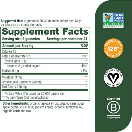MEGAFOOD - MegaFood Melatonin Gummies 3Mg. Berry Flavor 54 Gomitas 3 Pack - The Red Vitamin MX - Suplementos Alimenticios - {{ shop.shopifyCountryName }}