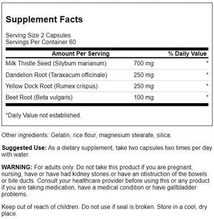 SWANSON - Swanson Milk Thistle Dandelion & Yellow Dock 120 Capsulas 2 Pack - The Red Vitamin MX - Suplementos Alimenticios - {{ shop.shopifyCountryName }}