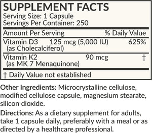 FUTUREBIOTICS - Futurebiotics Vitamin K2 MK7 with D3 250 Capsulas - The Red Vitamin MX - Suplementos Alimenticios - {{ shop.shopifyCountryName }}
