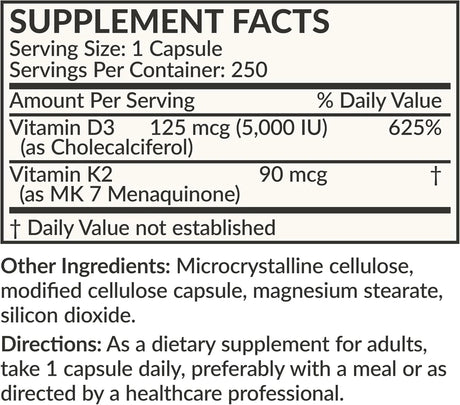 FUTUREBIOTICS - Futurebiotics Vitamin K2 MK7 with D3 250 Capsulas - The Red Vitamin MX - Suplementos Alimenticios - {{ shop.shopifyCountryName }}