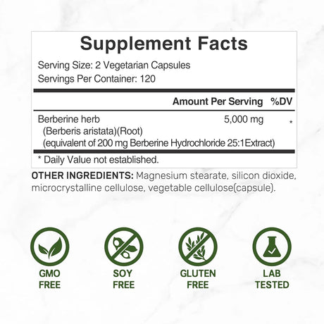 DEAL SUPPLEMENT - Deal Supplement Berberine Max 5,000Mg. 240 Capsulas - The Red Vitamin MX - Suplementos Alimenticios - {{ shop.shopifyCountryName }}