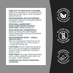 ORGANIKA - ORGANIKA Activated Charcoal 90 Capsulas - The Red Vitamin MX - Suplementos Alimenticios - {{ shop.shopifyCountryName }}