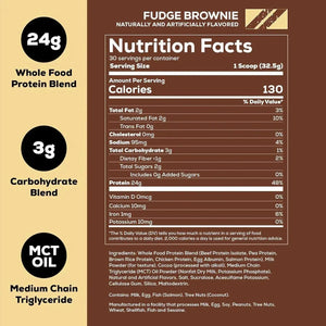 REDCON1 - REDCON1 MRE Lite Whole Food Protein Powder Fudge Brownie 30 Servicios - The Red Vitamin MX - Suplementos Alimenticios - {{ shop.shopifyCountryName }}