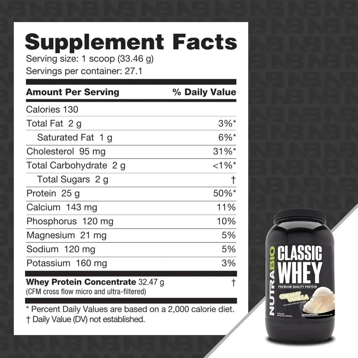 NUTRABIO - NutraBio Classic Whey Protein Powder Creamy Vanilla 27 Servicios 907Gr. - The Red Vitamin MX - Suplementos Alimenticios - {{ shop.shopifyCountryName }}