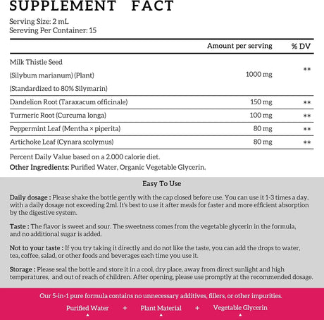 PAYAOCZ - PAYAOCZ Milk Thistle Liquid Drops 1000Mg. 1 Fl.Oz. 2 Pack - The Red Vitamin MX - Suplementos Alimenticios - {{ shop.shopifyCountryName }}