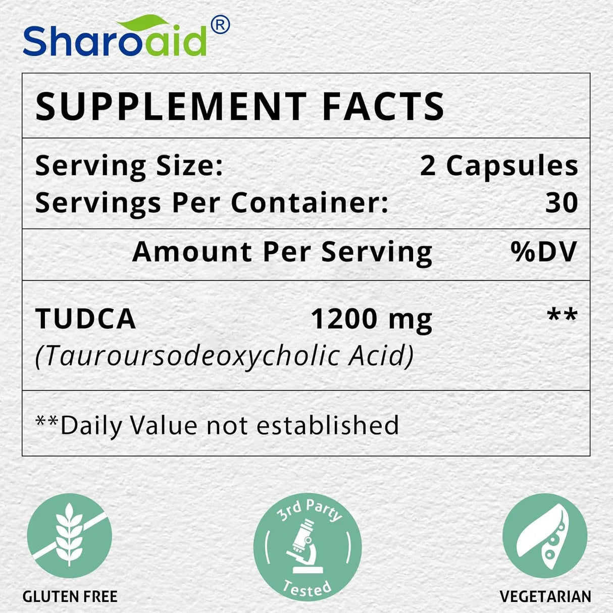 SHAROAID - Sharoaid TUDCA Liver Support 1200Mg. 60 Capsulas 2 Pack - The Red Vitamin MX - Suplementos Alimenticios - {{ shop.shopifyCountryName }}