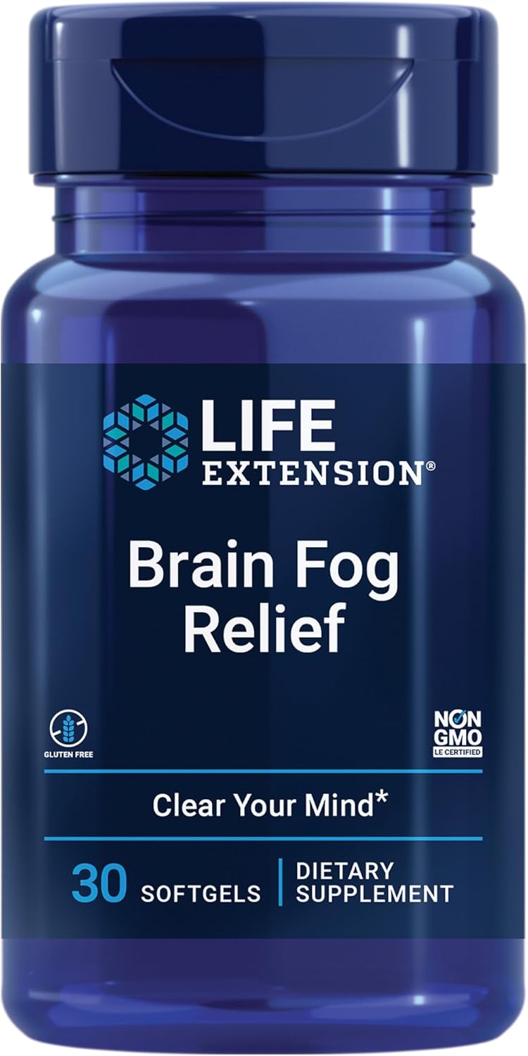 Life Extension Brain Fog Relief 30 Capsulas Blandas